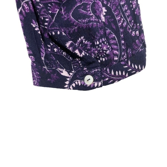 MIX By 41 Hawthorn Angola Ruffle Neck Top Purple - Picture 6 of 13